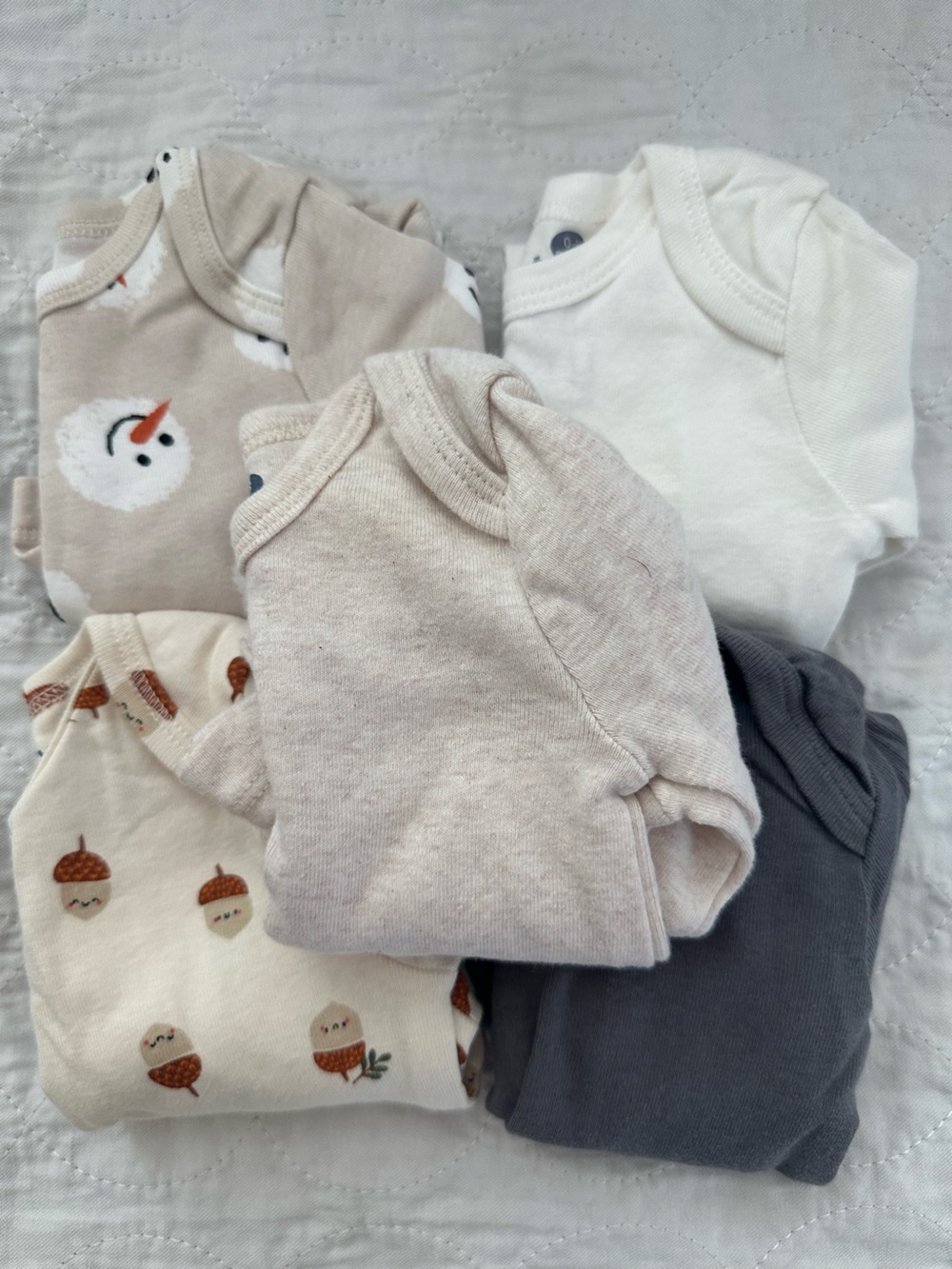 Baby 0-3 month onsie bundle